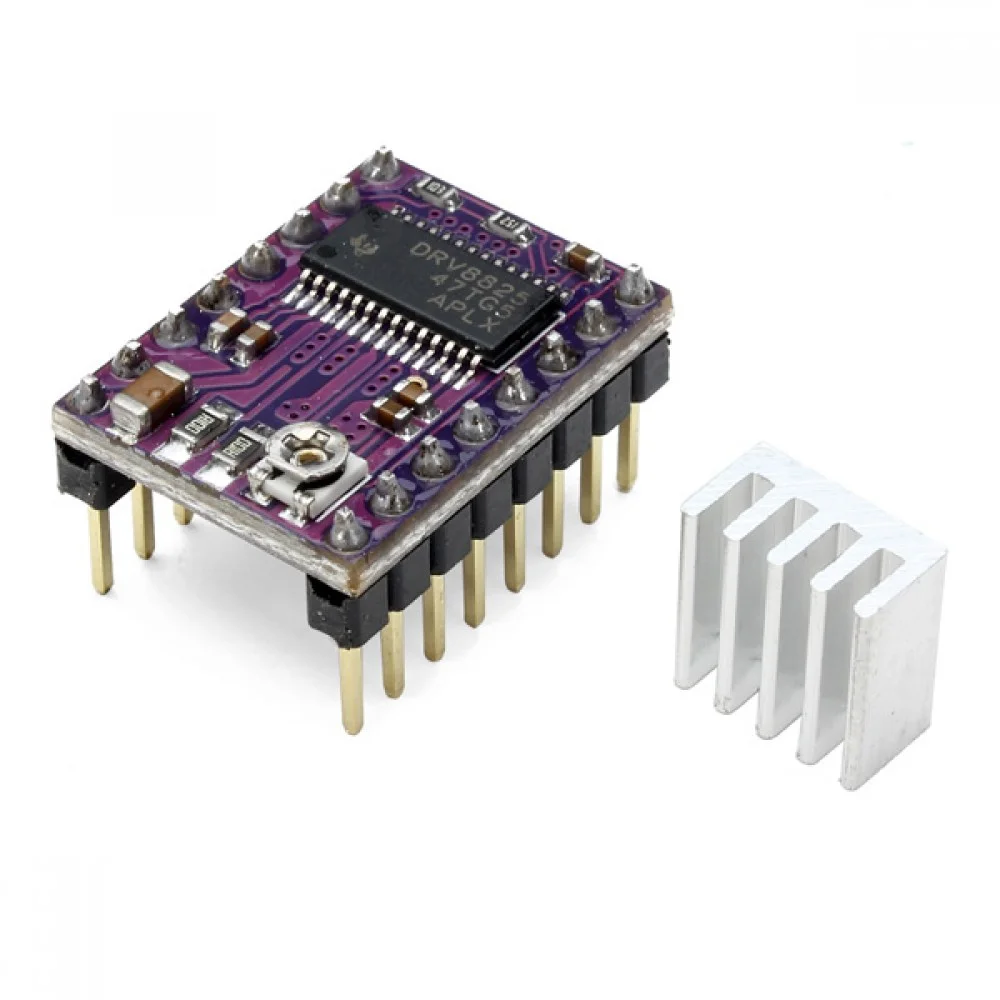 Buy DRV8825 Stepper Motor Driver With Heatsink for CNC & 3D