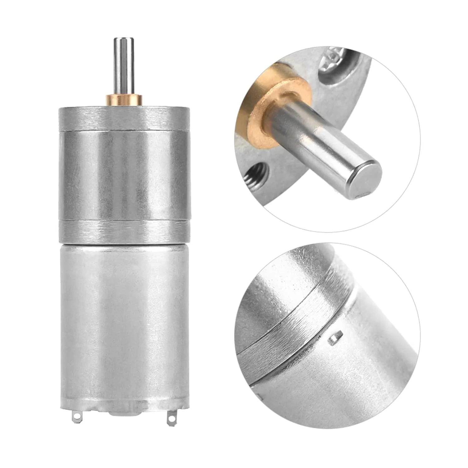 Buy 25GA370 12V Gear Motor 200RPM High Torque for DIY Robot