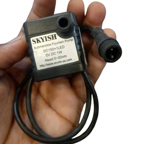 Buy 5V 1W Submersible Pump 180 L/H with LED for Aquarium