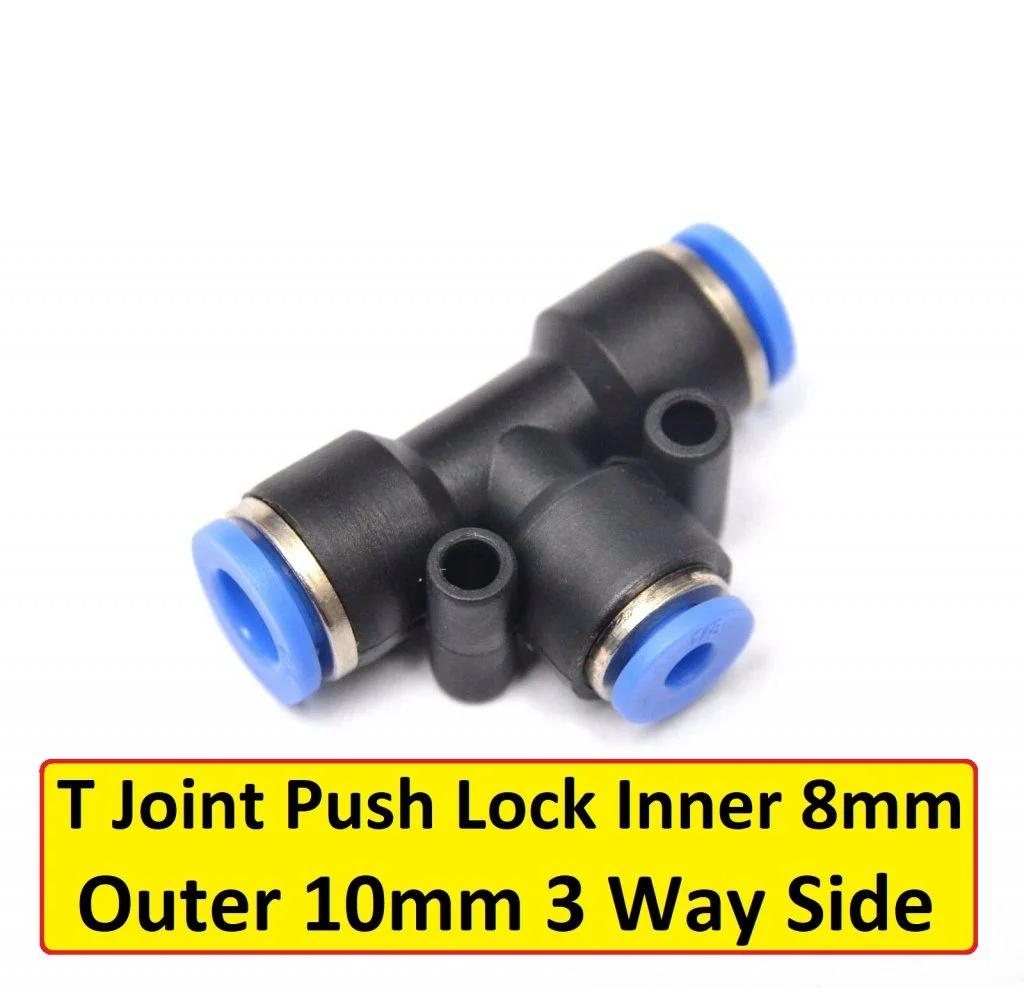 Buy 8mm to 10mm Tee Push Connector for Mist Fogger