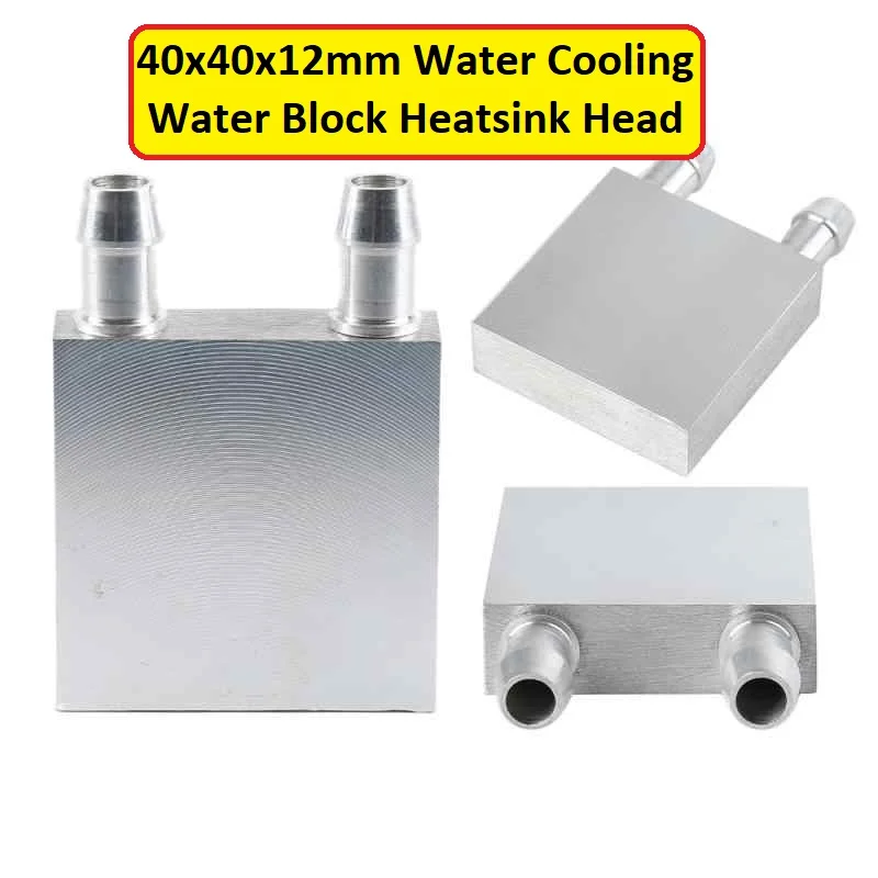 Buy 40mm Aluminum Water Cooling Block For Peltier Heatsink