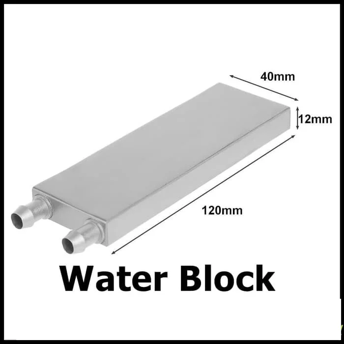120mm Water Block Aluminum Heatsink 120x40x12mm for Peltier
