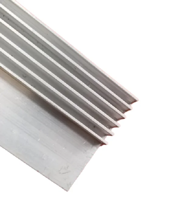 Double Side Finned 2 Inch Aluminum Heatsink 2×2.3×1.1 Inch