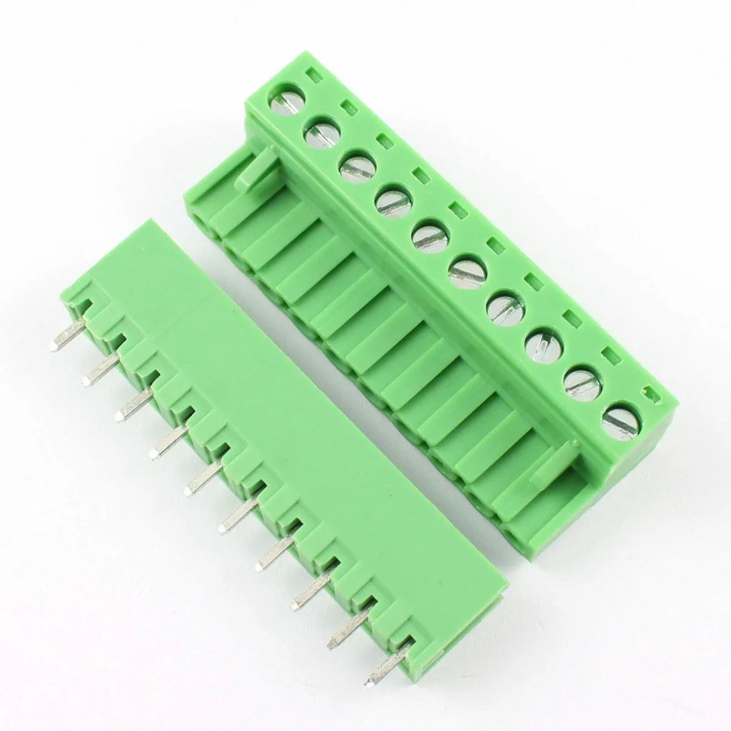 Buy 12 Pin Right Angle Terminal Block Male Female Plug