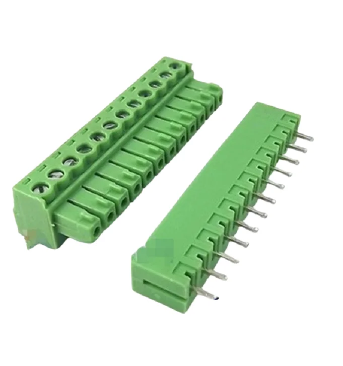 Buy 12 Pin Right Angle Terminal Block Male Female Plug