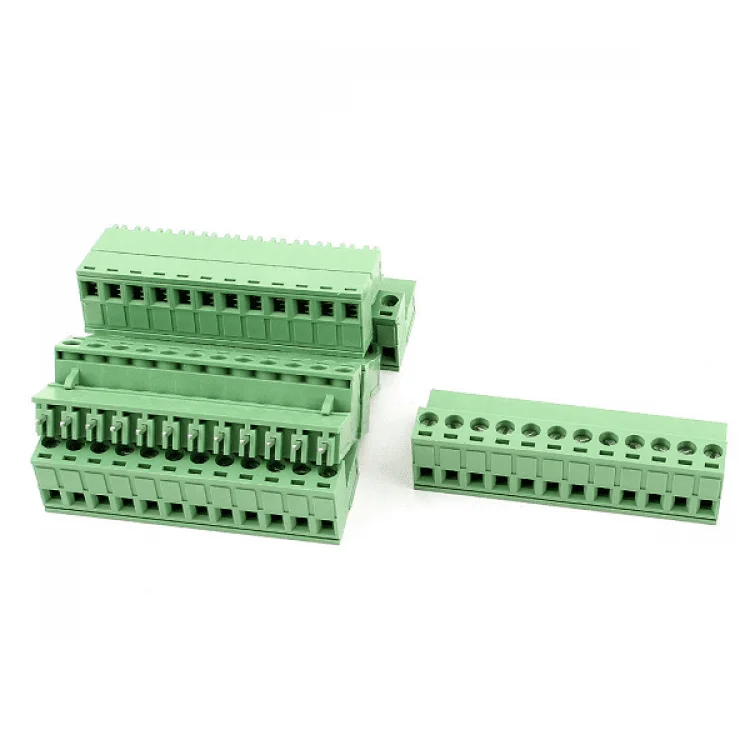Buy 12 Pin Right Angle Terminal Block Male Female Plug