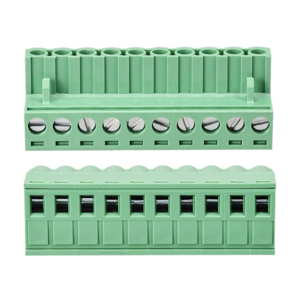 Buy 10 Pin Right Angle Terminal Block Male Female Plug