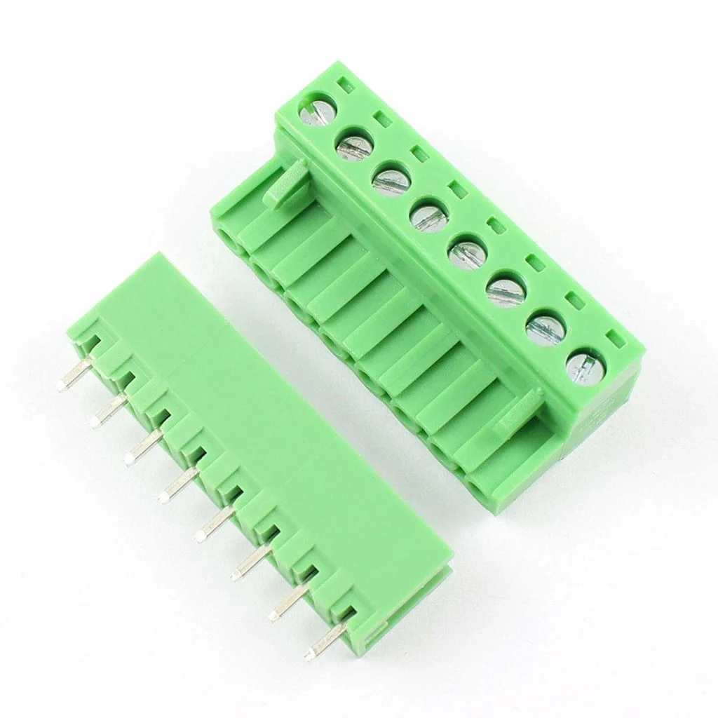 Buy 8 Pin Right Angle Terminal Block Male Female Plug