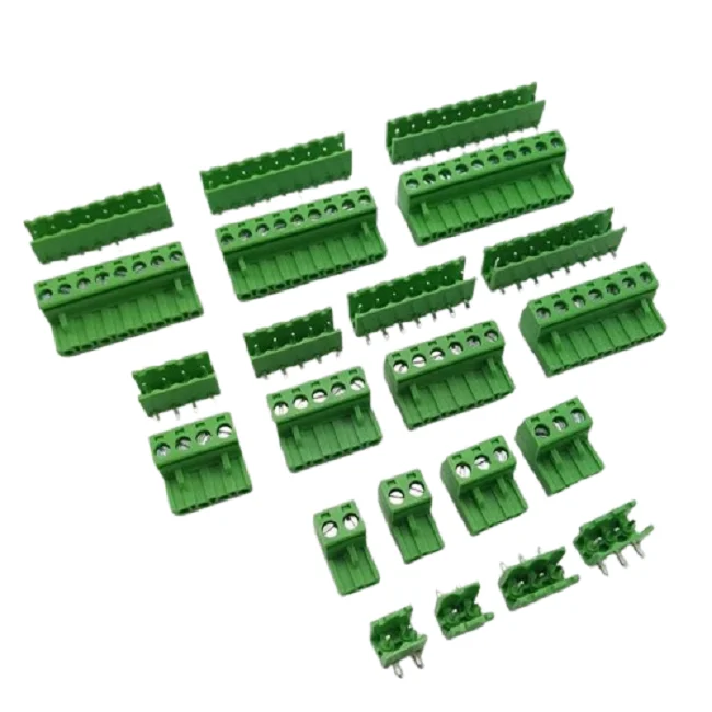 Buy 3 Pin Right Angle Terminal Block Male Female Plug