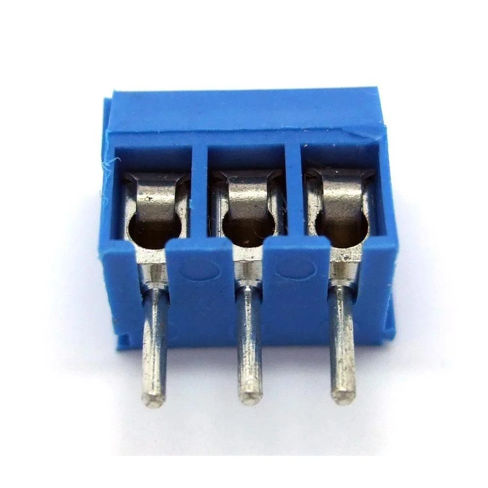 3 Pin KF301 Screw Terminal Block 5.08mm PCB Wire Connector