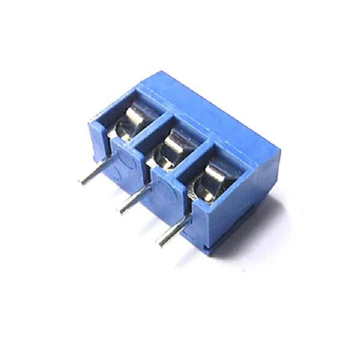 3 Pin KF301 Screw Terminal Block 5.08mm PCB Wire Connector