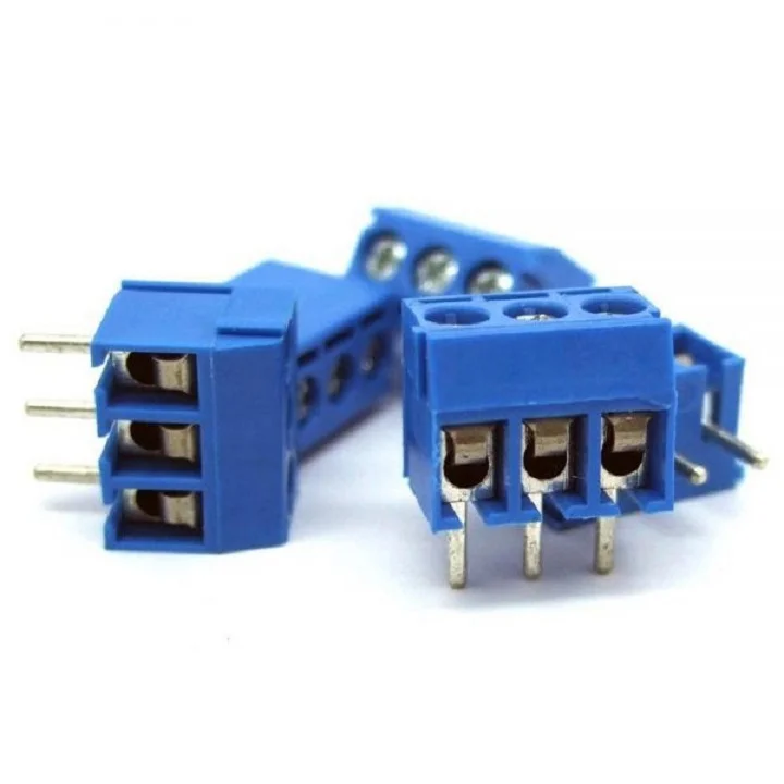 3 Pin KF301 Screw Terminal Block 5.08mm PCB Wire Connector