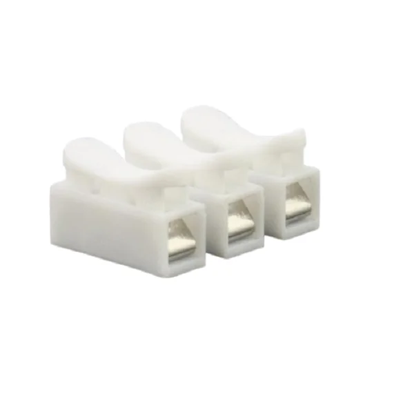 Buy 3 Way Quick Wire Connector Spring Press Clamp 220V 10A