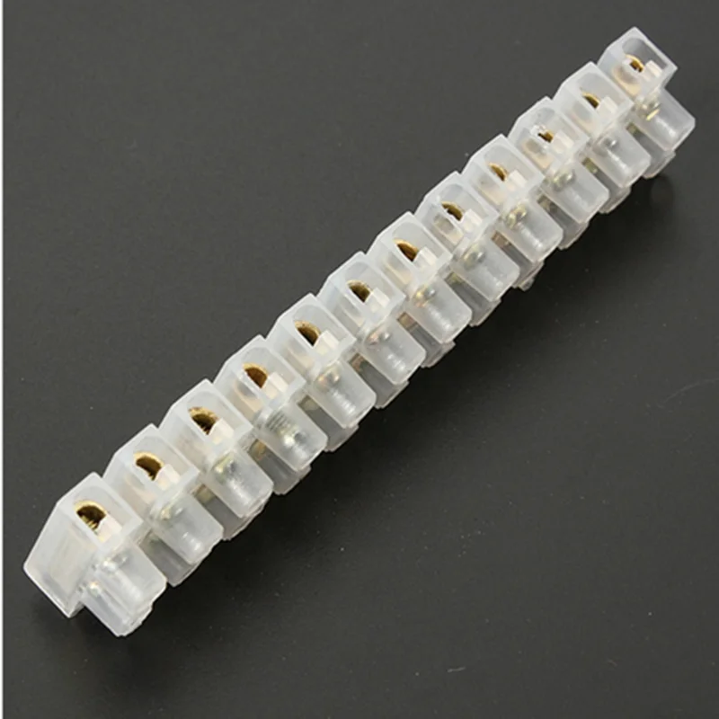 Buy 12 Way 10A Cable Connector Screw Terminal Block 220V