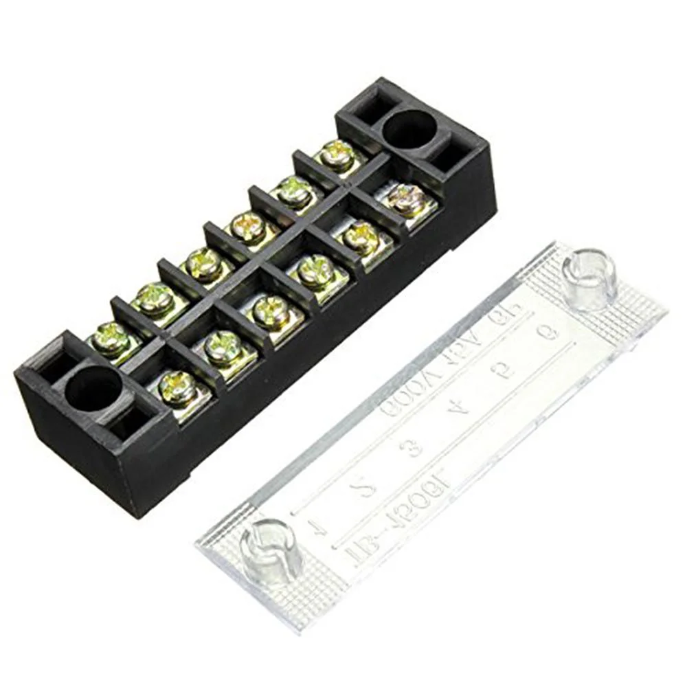 TB-2506 6P Terminal Block 600V 25A Dual Row Connector