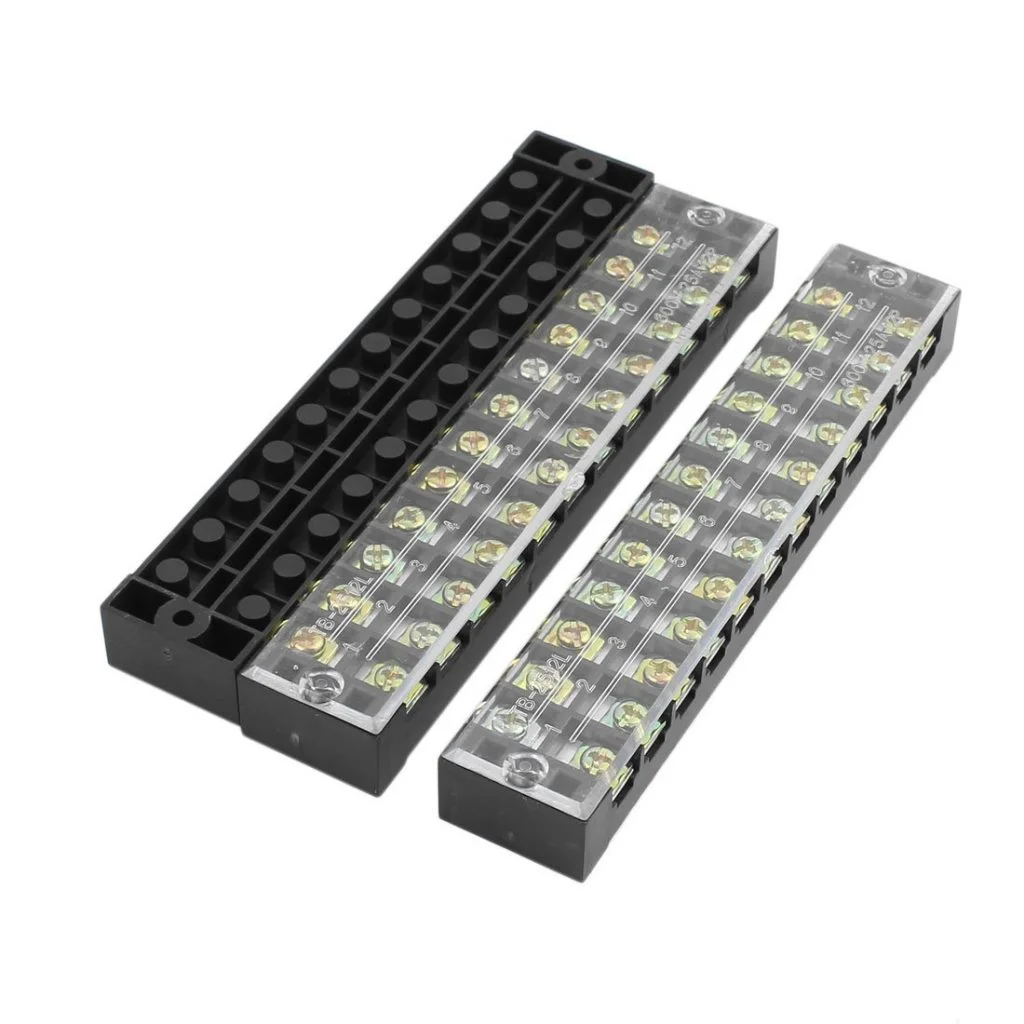 TB-2512 12P Terminal Block 600V 25A Dual Row Connector
