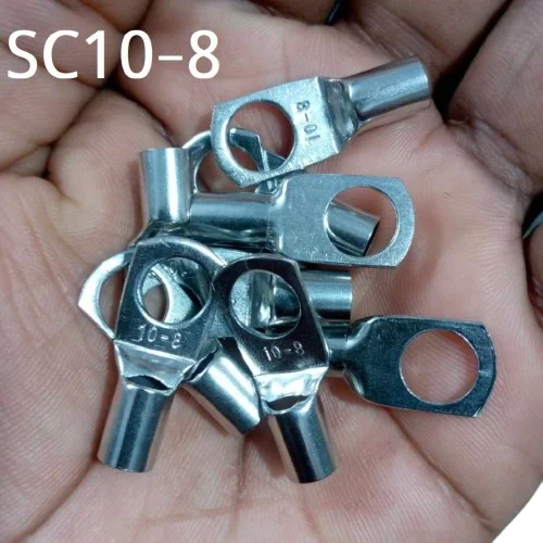 SC10-8 Tinned Copper Lug 7AWG Cable 8mm Bolt Terminal