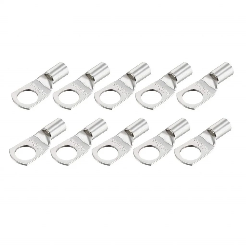 SC10-8 Tinned Copper Lug 7AWG Cable 8mm Bolt Terminal