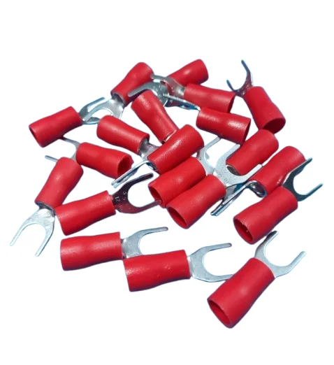 Red Fork Terminal SV5.5-6S 12-10AWG Crimp U-Type Lug