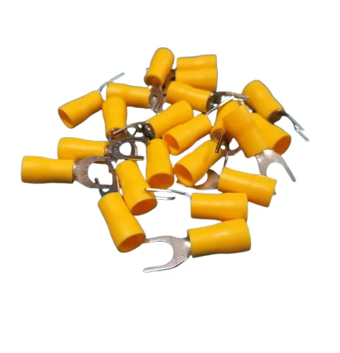Yellow Fork Terminal SV5.5-6S 12-10AWG Crimp U-Type Lug 3RM