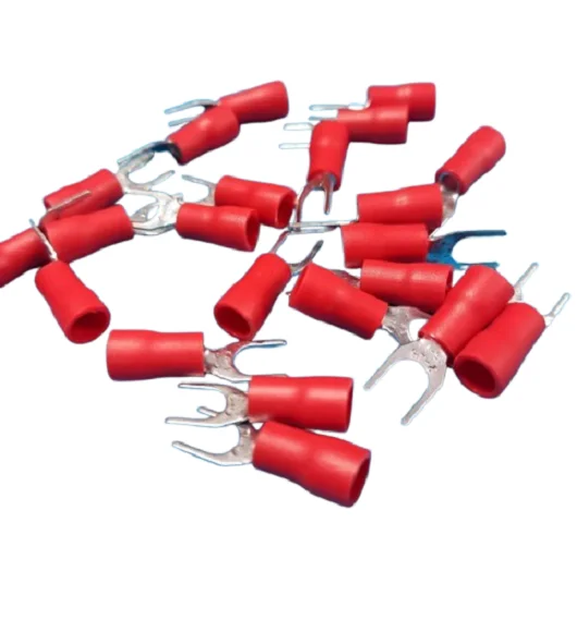 Red Fork Terminal SV2-4S 16-14AWG Crimp Lug U-Type 2.5RM