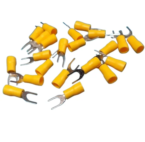 Yellow Fork Terminal SV2-4S 16-14AWG Crimp U-Type Lug 2.5RM