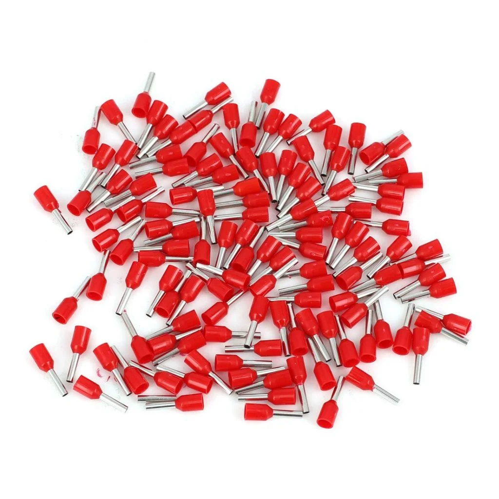 E1508 Red Wire Ferrule 1.5mm² 16AWG Crimp Terminal 1.5RM