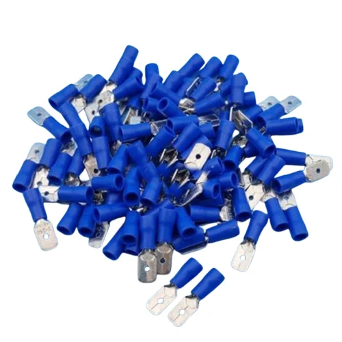 MDD2-250 6.3mm Male Crimp Terminal 16-14AWG Nylon Lug
