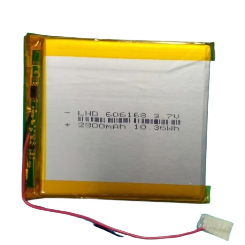 2800mAh 3.7V Li-Polymer Rechargeable Battery 68x61x6mm