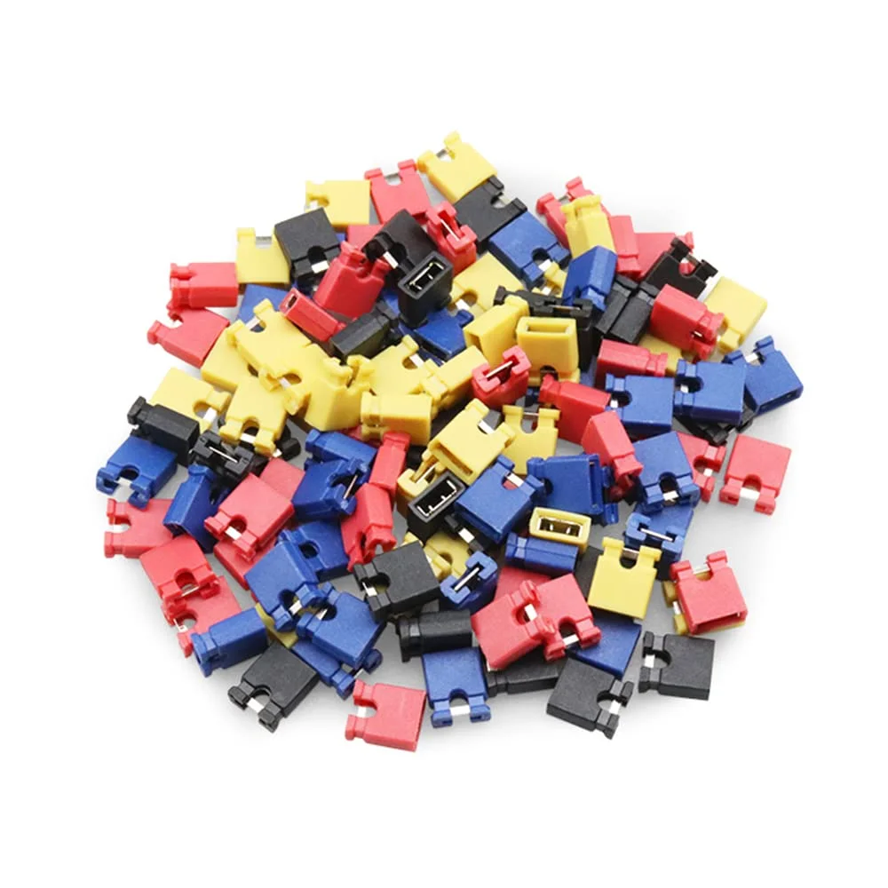 Open Type Shorting Jumper Cap Block For PCB Headers