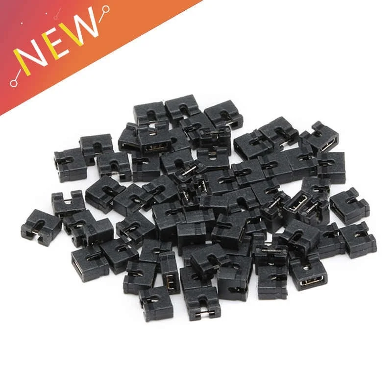 Open Type Shorting Jumper Cap Block For PCB Headers