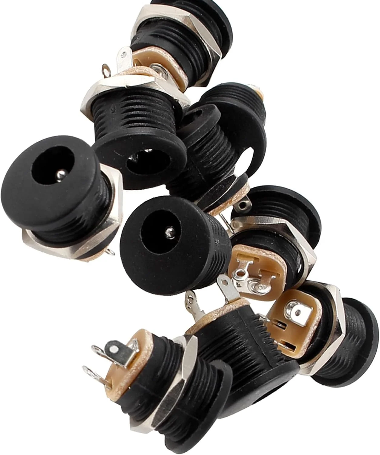 DC-022 5.5x2.1mm Female Panel Mount Socket With Nut Kit
