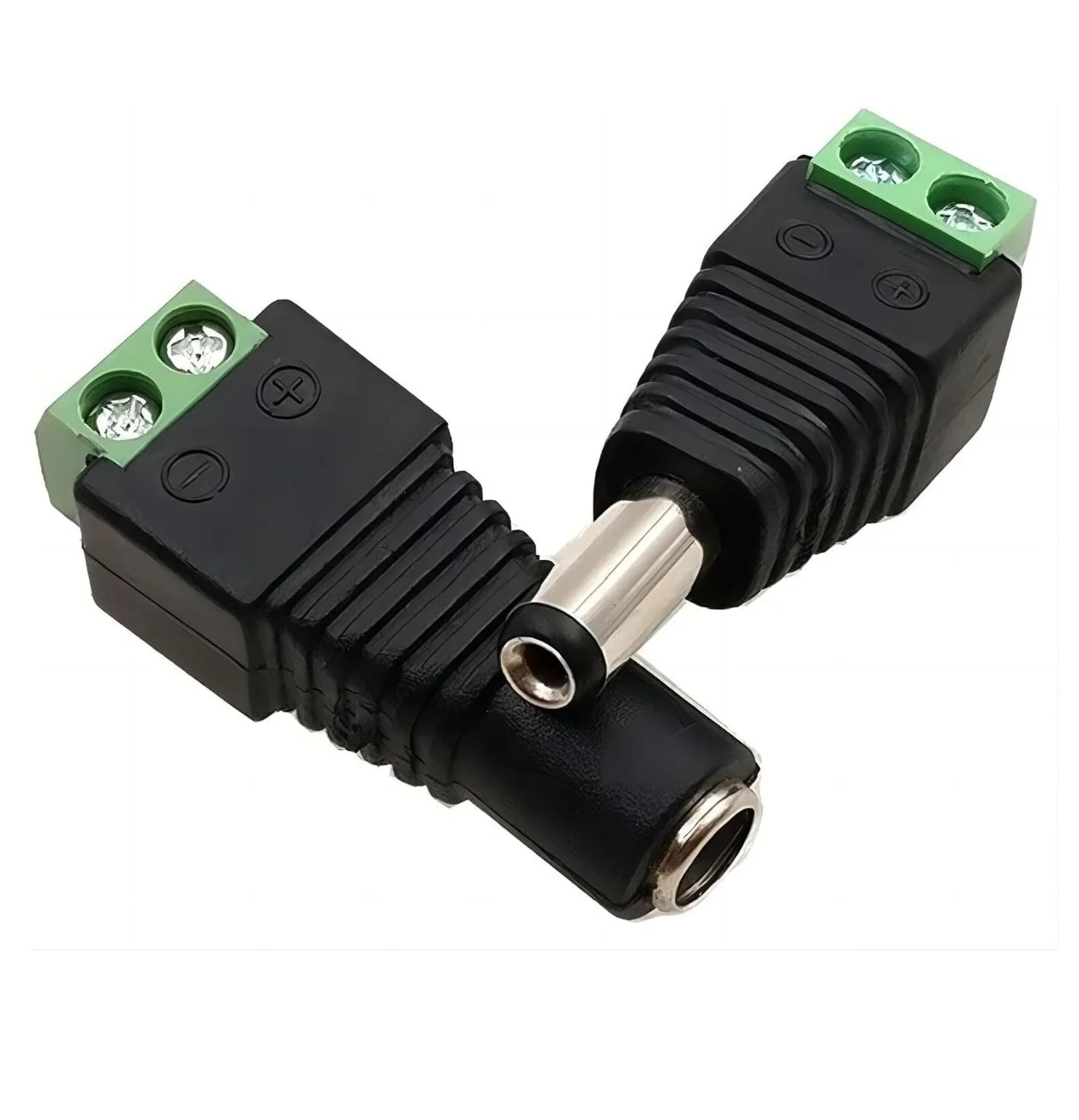 1Pair- 2.1mm DC Male Female Barrel Screw Terminal Connector