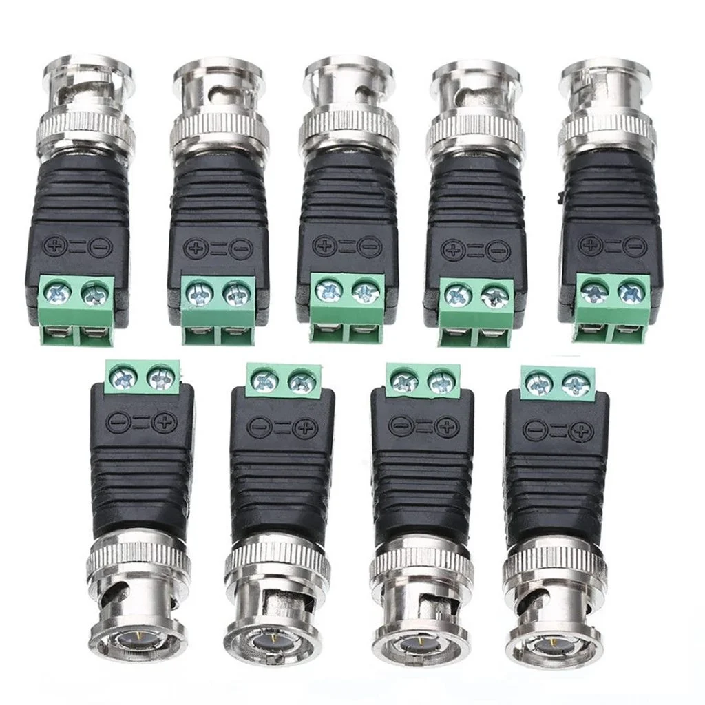 BNC 2 Pin Female Socket Barrel Type Connector Terminal