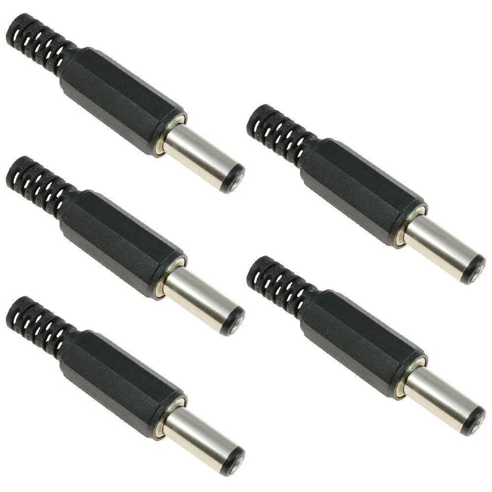 2.1mm Male DC Power Jack 5V 12V Plug Adapter for LED
