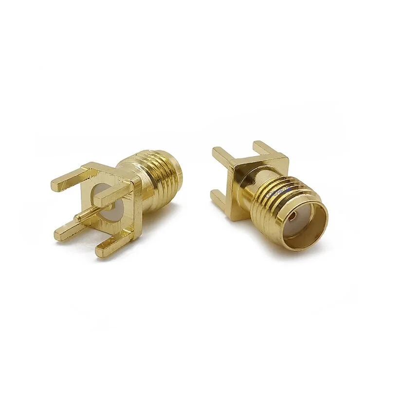 Straight PCB Mount SMA Female Jack RF Adapter Connector