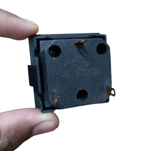Black 3 Pin IPS Socket AC 220V Panel Mount UPS IPS Plug
