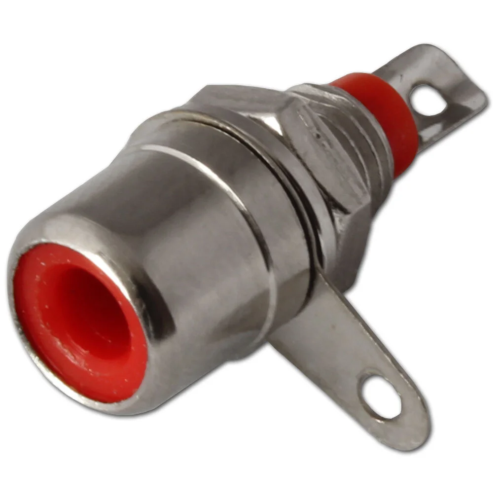 Female RCA Socket Panel Mount Audio Video Connector TV