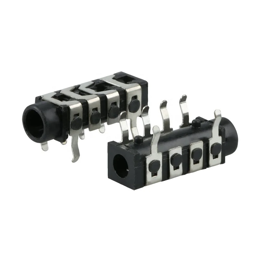 PJ-313B 6 Pin Female 3.5mm Headphone Socket PCB Mount