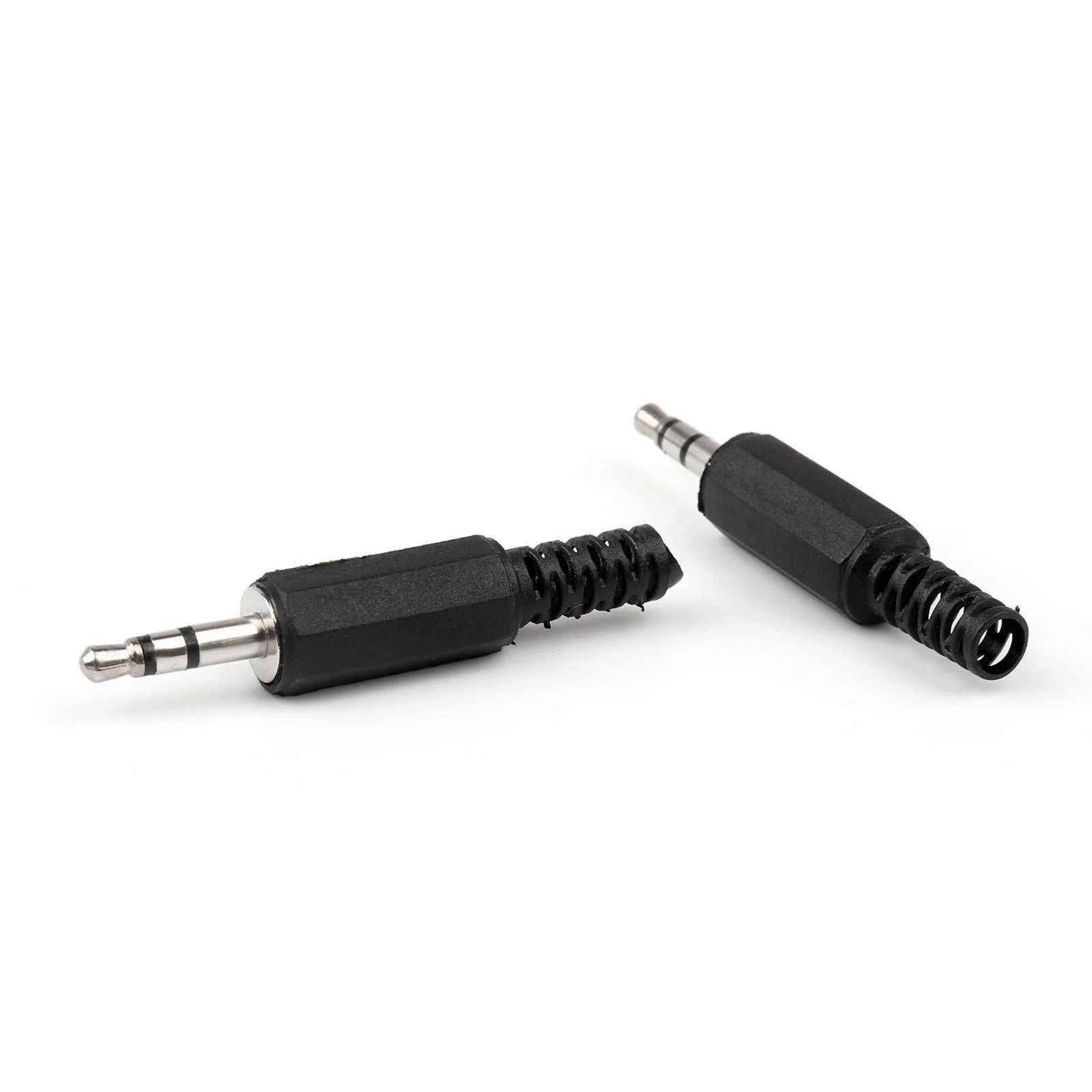 3 Pole Male 3.5mm Stereo Jack Plastic Audio Headphone Plug