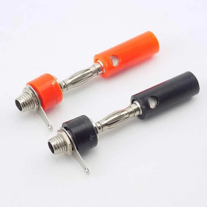 Buy 4mm Male Female Banana Plug Red Black Socket Jack