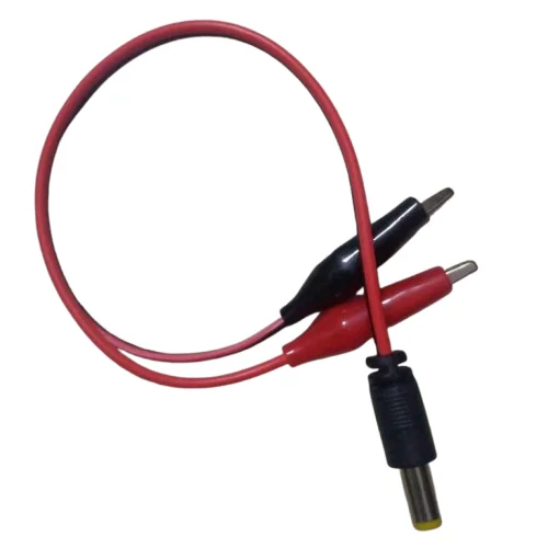Buy 2.1mm Male DC Jack To Dual Alligator Clip Cable 29mm