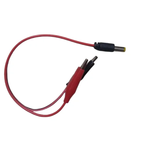 Buy 2.1mm Male DC Jack To Dual Alligator Clip Cable 29mm