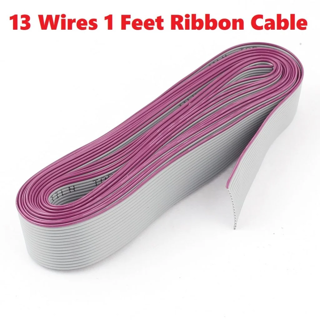 1Ft 13 Wire 1.25mm Flex Ribbon Cable For GPIO IDC
