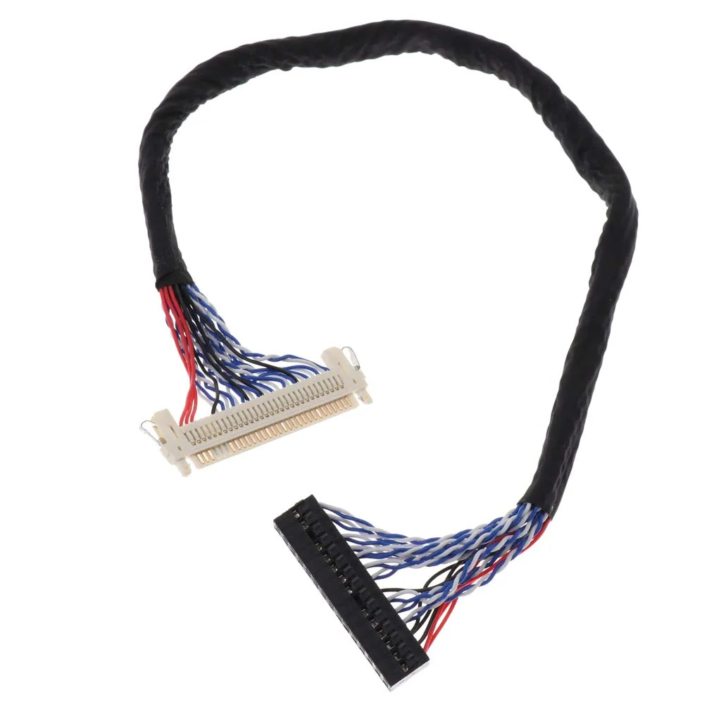 Universal 30 Pin LVDS Cable 1CH 6Bit 210mm For LED Display