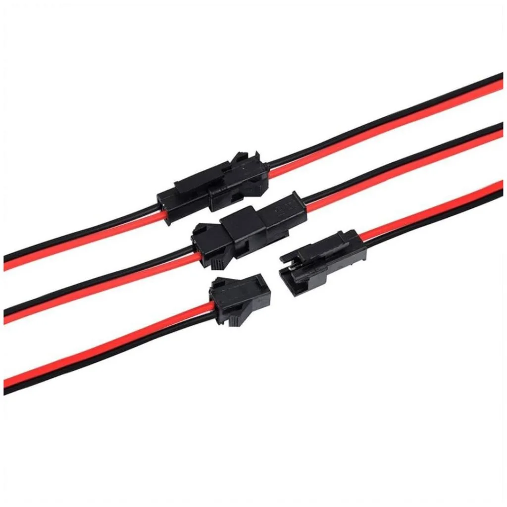 Buy 2 Pin JST Connector 2.54mm Red Black Cable