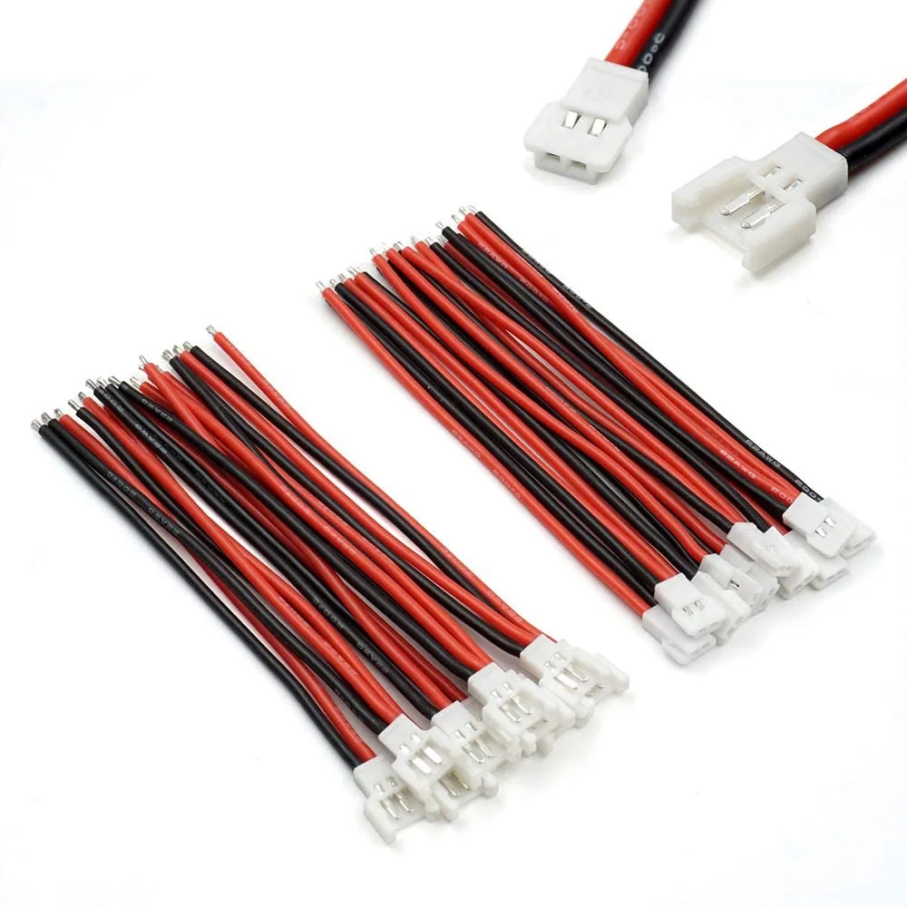 1Pair- 51005 White JST 2 Pin Connector With 80mm Cable