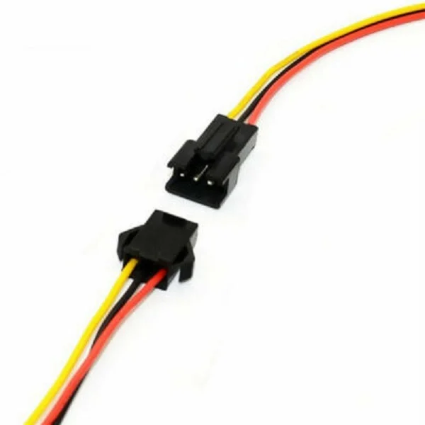 1Pair- 3 Pin JST 2.54mm Male Female Connector 150mm Kit