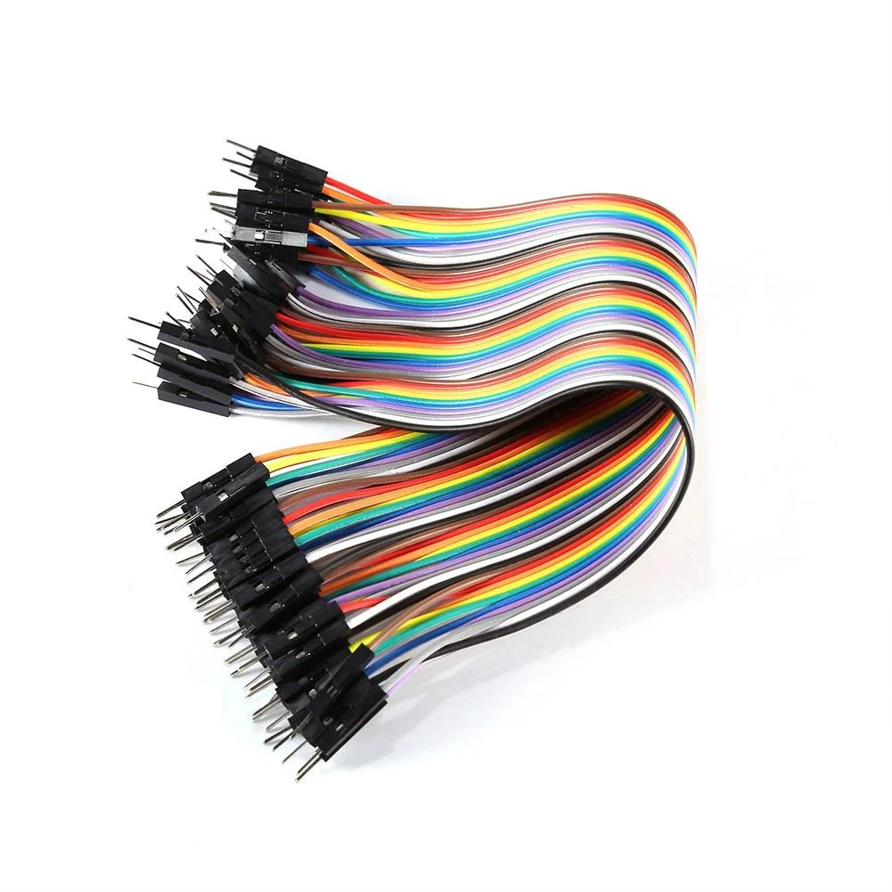 Buy 40Pcs Male to Male Jumper Wire Set 20cm for DIY Use