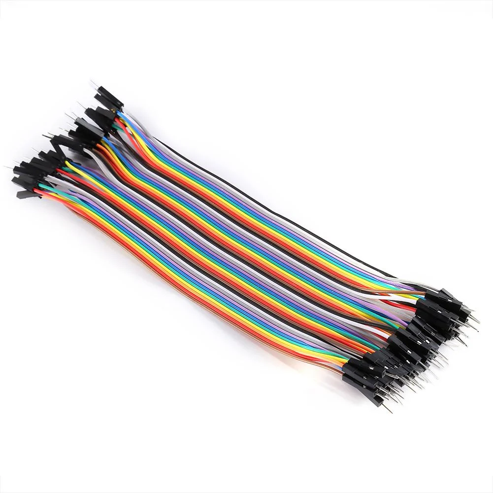 Buy 40Pcs Male to Male Jumper Wire Set 20cm for DIY Use